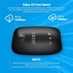 Tukzer 4G LTE Wireless Dongle (v4.0 Version) with All SIM Network Support | Plug & Play Data Card with up to 150Mbps Speed WiFi Hotspot | 2100mAh Rechargeable Battery| SIM Adapter Included - Image 5
