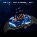 GameSir Newly Launched Fitrivo SmartWatch 2.01" Curved AMOLED Display, Bluetooth Calling, IP67, 100+ Watch Faces, Crown Control, 100+ Sports Modes, Health Tracking for Men & Women (Magnetic Black) - Image 3