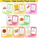 Storio Flashcards Early Learning 7 in 1 Flash Cards for Kids Babies | 196 Total Cards | Fun & Easy Language_Skills Learning Way for Preschoolers & Toddlers | 12+ Months - Image 3