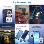 Samsung Galaxy A17 5G (Blue, 8GB RAM, 256GB Storage) | 50 MP No Shake Camera | Gemini Live | Circle to Search | Super AMOLED | Corning Gorilla Glass Victus | 7.5mm Sleek | AI - Image 3