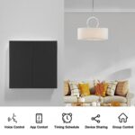 Makayuron WiFi Smart Light Switch, Button Light Switch, No Neutral Needed, LED Backlight, Compatible with Alexa, Timer, Multi-Way Control by Smart Life/Tuya APP - Image 3