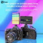 LED Video Light for Photography & Videography | Portable RGB Lighting Panel with Rainbow Color Gradient | Rechargeable Battery Vlogging, Studio, Selfie & Content Creation - Image 3