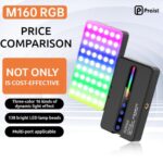 LED Video Light for Photography & Videography | Portable RGB Lighting Panel with Rainbow Color Gradient | Rechargeable Battery Vlogging, Studio, Selfie & Content Creation - Image 4