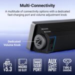 ZEBRONICS VITA 102, Wireless Bluetooth Soundbar, 16 Watts, Upto 8 Hours Playback, Powerful Dual Drivers, Dual Passive Radiators, Call Function, RGB LED, TWS | BTv5.3 | USB | AUX | mSD - Image 5