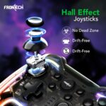 FRONTECH Fire Pro Wireless Gaming Pad with 2.4GHz | Dual Vibration Motors | RGB Lighting|Trigger Button|Compatible with PS3, PC & Android TV (GP-0002, Black) - Image 4
