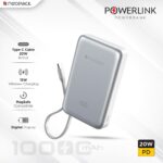 Neopack Powerlink 15W Magsafe, 10000 mAH Magnetic Wireless Power Bank with Digital Display for iPhone 12/13/14/15/16/17 Series and 20W Fast Charging for USB-C Enabld Devices (Silver) - Image 6