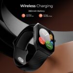 Fire-Boltt ARC 49.8mm (1.96 inch) AMOLED Always On Curved Display Smart Watch, Bluetooth Calling, Wireless Charging, 100+ Sports Modes, Water-Resistant 100+ Cloud Watch Faces (Black) - Image 5