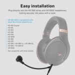 Sennheiser HD 500 BAM Lapel Microphone Upgrade for HD 500 Series/HD 620S - Condenser Microphone with Noise Cancellation, Sound for Gaming, Streaming & Podcast - 3.5mm Jack - Black - Image 3