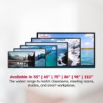 MANOMAY 55 Inch All-in-One Computer ADPM | 4K UHD Interactive Display | Android 14 Octa-Core 8GB RAM,128GB Storage | 20-Point Infrared Touch | Zero Bonding 400 Nits | for Office Education & Business - Image 3