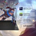 HP Omen, Intel Core Ultra 7 255H, 8GB RTX 5060 (24GB DDR5, 1TB SSD) 165Hz, 2k WUXGA, 3ms, 400 nits, 16''/40.6cm, Win11, M365* Office24, Black, 2.42kg, an0015TX, RGB, Gaming Laptop - Image 3