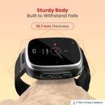 Senior Fall Detection Smartwatch, 4G LTE GPS Tracker, SOS Emergency Calling, Health Monitor with BP/SpO2/Heart Rate, 10.7mm Sturdy Body, Black/Silver (Colors or Side Buttons May Vary) - Image 3