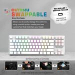 Cosmic Byte CB-GK-37 Firefly TKL Mechanical Gaming Keyboard | Per-Key RGB | 3 PIN Swappable Outemu Red Switches | Upgraded with Detachable USB-C Port | Macro & Software Support (White) - Image 3