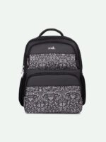 ZOUK Lattice Lace Printed Vegan Leather Black Pro backpack | Laptop Backpack 15.6 Inch | Large 18.7 L - Image 3