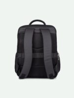 ZOUK Lattice Lace Printed Vegan Leather Black Pro backpack | Laptop Backpack 15.6 Inch | Large 18.7 L - Image 4