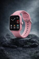 RS Traders Watch for Women, Fitness Smartwatch with Heart Rate Monitor, Touch Screen Step Counter & Calorie Tracking, Bluetooth Activity Tracker for Girls Pink New H9 Full Screen Touch Watch - Image 3