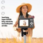 Zunate 4K Mirrorless Digital Camera for Photography, 48MP Vlogging Cameras with 18X Digital Zoom, Manual Focus Video Camera with Non Slip Grip, Compact Vlog Travel Camara - Image 6