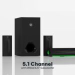 GOVO GOSURROUND 970 | 525W Soundbar, 5.1 Channel Home Theatre with Dolby Audio, 6.5" subwoofer, Opt, AUX, USB & Bluetooth, 5 Equalizer Modes, Stylish Remote & LED Display (Platinum Black) - Image 5