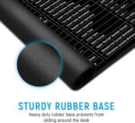 DARSHANAM WORLD Gaming Mouse Pad, 80 x 30 cm Large Desk Mat, Black, Anti-Slip Rubber Base, Water Resistant, for Work from Home, Office, Gaming Mousepad (3D Design) - Image 5