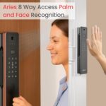 Quba Aries Advanced Biometric Lock | 8-Way Access Face & Palm Recognition | Jet Black Matt | 3D Touch Screen with Video Call & WiFi | Emergency Fire Exit | Free Installation | 3 Year Warranty - Image 3