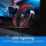 Drumstone (𝟏𝟓 𝐘𝐞𝐚𝐫𝐬 𝐰𝐚𝐫𝐫𝐚𝐧𝐭𝐲 G9000 Mini Wired Gaming Headset Over-Ear 7.1 Surround, Noise-Isolating with 120° Mic for PC PS5 Xbox Smartphones Tablets Laptops - Image 5