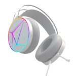 Zebronics Zeb-Blitz USB Gaming Headphone with Dolby Atmos, RGB LED, Windows Software, Simulated 7.1 Surround Sound, 2.4 Meter Braided Cable, Flexible mic, Padded Headband and Ear Cushions(White) - Image 3