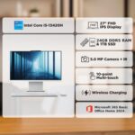Lenovo IdeaCentre AIO Intel Core i5-13420H 27" FHD Touchscreen (24GB RAM/1TB SSD/Win11/Microsoft 365 + Office 24/3Wx2 Harman/Wireless EOS Keyboard & Mouse,Grey), F0HM00W3IN All-in-One Desktop - Image 3