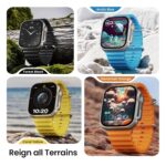 GOBOULT Newly Launched Crown Smart Watch 1.95'' Screen, BT Calling, Working Crown, Zinc Alloy Frame,900Nits Brightness, AI Voice Assistant, SpO2 Monitoring, 120+ Sports Mode (Chrome) - Image 5
