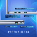 Dell Inspiron 7441 Plus, Snapdragon X Plus-X1P-64-100, 16GB RAM, 512GB SSD, QHD+, 14"/35.56cm, Touchscreen, Windows11, MSO21, Ice Blue, 1.4Kg, Backlit KB, FPR, Qualcomm GPU, 400nits, AI Powered Laptop - Image 4