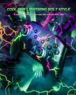 Primate Turbo Wireless RGB Gaming Controller – Compatible with PC, Android, iOS, PS4 – Programmable Keys, Dual Motor Vibration, Haptic Response, USB Type-C & Type-B Low-Latency Connection - Image 4
