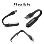 Ecommer USB LED Light for Laptop & Power Bank, Mini Flexible USB Light with Adjustable Neck, Multicolor Portable Light for Reading, Keyboard & Night Use - Pack of 3 - Image 4
