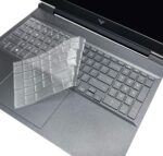 Oaky Keyboard Cover for 2024 2023 HP Victus 15.6 inch FHD Gaming Laptop 15-FA_, 15-FB__ Series & HP Victus 16.1 inch Waterproof Dust-Proof Ultra Thin Keyboard Skin Protector - TPU Clear - Image 4