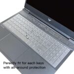 Oaky Keyboard Cover for 2024 2023 HP Victus 15.6 inch FHD Gaming Laptop 15-FA_, 15-FB__ Series & HP Victus 16.1 inch Waterproof Dust-Proof Ultra Thin Keyboard Skin Protector - TPU Clear - Image 6