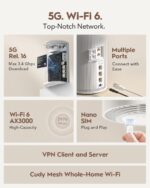 Cudy P4 | 5G SA/NSA AX3000 Wi-Fi 6 Router | Sub 6GHz, Internal Antennas, 128MB Flash, 256MB DDR, 3 xGbE Ports - Image 3