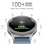 Pebble Revolve Pro 1.43" Ultra AMOLED Smartwatch | Rotating Bezel | 600 Nits Brightness | AOD | High-Accuracy Step Counter | Metal Build & Premium Strap | BT Calling | DIY Watch Faces - Blue - Image 7