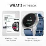 Pebble Revolve Pro 1.43" Ultra AMOLED Smartwatch | Rotating Bezel | 600 Nits Brightness | AOD | High-Accuracy Step Counter | Metal Build & Premium Strap | BT Calling | DIY Watch Faces - Blue - Image 8