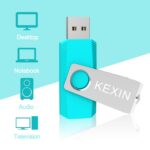 KEXIN 64GB 3 Pack USB Flash Drive USB Flash Drive Thumb Drive Zip Drive USB 2.0 Memory Stick USB Drive with Keychain Pink, Yellow, Cyan - Image 4