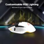EvoFox Phantom 2 Programmable Gaming Mouse, 8 Programmable Buttons | High Performance 1000Hz Polling Rate | Ultra-Responsive 7000 FPS | 12800 DPI | RGB Lights with Music sync Mode,Windows Software - Image 5