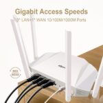 AX3000 WiFi 6 Router – Dual Band Wireless Internet Router, Gigabit Home Router, High Speed Easy Mesh Wireless Router MUMIMO | QoS | DDNS | IGMP | IPV6 | WPA3 | Guest WiFi for Large Home,Gaming - Image 7