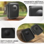 M.G.R.J® Portable Carrying Case Cover for DJI Osmo 360 Action Camera (Hard|EVA|Black) - Image 3