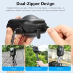 M.G.R.J® Portable Carrying Case Cover for DJI Osmo 360 Action Camera (Hard|EVA|Black) - Image 5