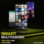 Lava Yuva Smart 2 (Crystal Blue, 3 GB RAM, 64 GB Storage) | Biggest 6.75" HD+ Display | 13MP AI Dual Rear Camera | 5000 mAh Battery | Secure Face Unlock | Fingerprint Reader - Image 4