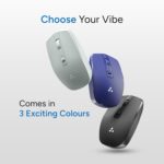 Ambrane Wireless Mouse with 2.4GHz, USB Nano Dongle, Silent Click, Optical Orientation Click Wheel, 4 Buttons, 1600 Adjustable DPI, Both Hand Use, Compatible with PC, Mac, Laptop (Sliq 3, Green) - Image 4