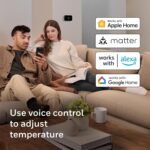 Honeywell Home X8S Smart Thermostat with Video Doorbell Compatibility, IAQ Control and Customizable Touchscreen, Black - Image 7