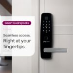 Godrej Smart Lock | Made in India Digital Lock for Main Door I Advanced & Highly Secure | 9 in 1 Access | NFC,Smart Watch,BLE Remote,Wi-Fi,Fingerprint I Grey I 3 Years Warranty I Free Installation - Image 3