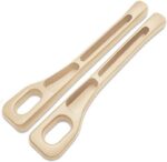 AutoBizarre 2 in 1 Car Gap Cushion Center Console Gap Filler Seat Pad Seat Side Cushion Organizer with Mobile Holder & Card/Key Holder For all Cars - Set of 2 pcs (Beige) - Image 3