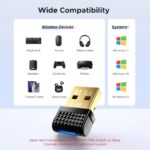 Arvox USB Bluetooth 5.4 Adapter for PC BR + EDR + BLE, RTL8761B Chipset Bluetooth Dongle Receiver Supports Windows 11/10/8.1/7 for Desktop, Laptop, Mouse, Keyboard, Printers, Headsets, Speakers - Image 4