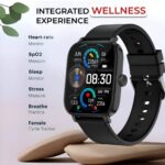 H9 2.01'' Big Display Smartwatch with BT Calling, Heart Rate & Fitness Tracking for Kids, Girls & Boys (6-22 Yrs) (Black) - Image 3