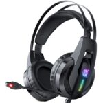 Onikuma K16 RGB Gaming Headset with Mic&Noise Cancellation Headphone Gaming with Led Light for Mobile Phone Laptop Ps4 Ps5 Pc Xbox (Black),Over Ear,Wired - Image 7