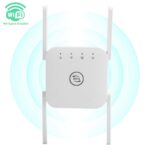 Wireless WiFi Repeater, 300mbps WiFi Signal Amplifier WiFi Extender Large Coverage Internet Repeater Wireless WiFi Network Signal Repeater (US Plug) - Image 3