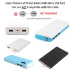 USB-C Charging Cable Cord Wire for Power Banks Compatible with iWalk, Spigen PocketBoost, INIU, RAVPower, BONAI, Anker USBC & Other PowerBanks with USB C Input (See Pictures/Details Before Buying) - Image 5